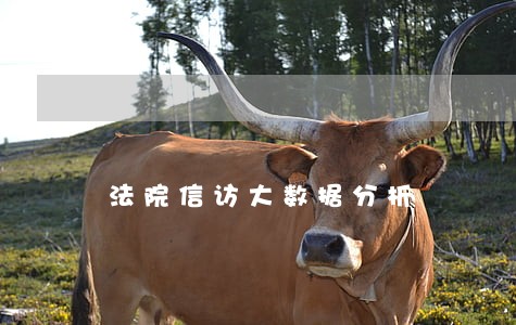法院信访大数据分析 法院信访大数据分析