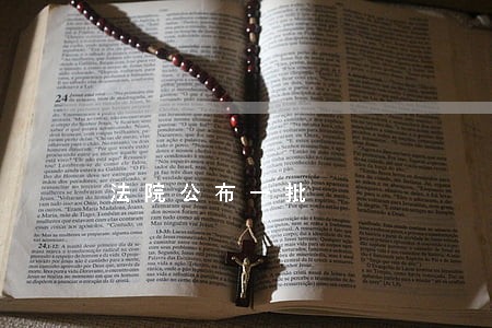 法院公布一批 法院公布一批