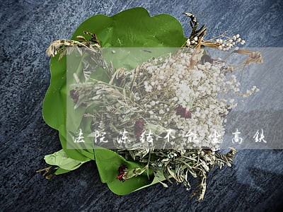 法院冻结不能坐高铁