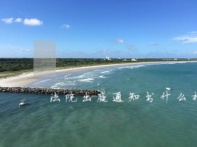 法院出庭通知书什么样子的 法院出庭通知书什么样子的
