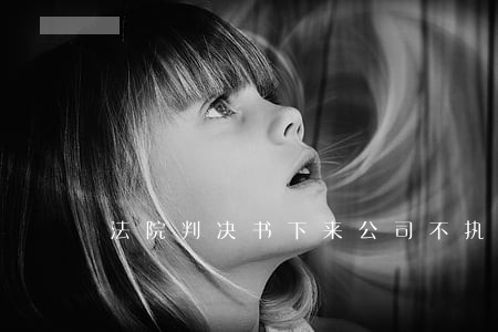 法院判决书下来公司不执行