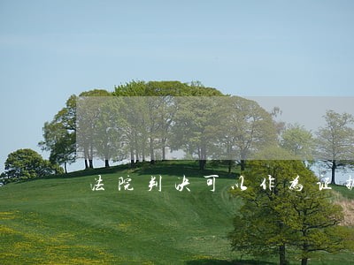 法院判决可以作为证据吗 法院判决可以作为证据吗