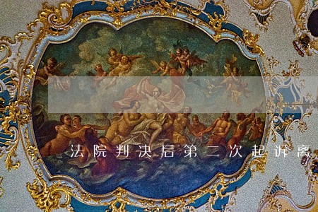 法院判决后第二次起诉离婚
