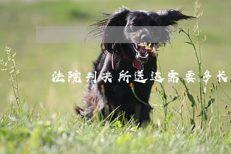 法院判决所送达需要多长时间 法院判决所送达需要多长时间