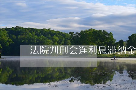 法院判刑会连利息滞纳金一起算吗 法院判刑会连利息滞纳金一起算吗