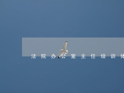 法院办公室主任培训体会