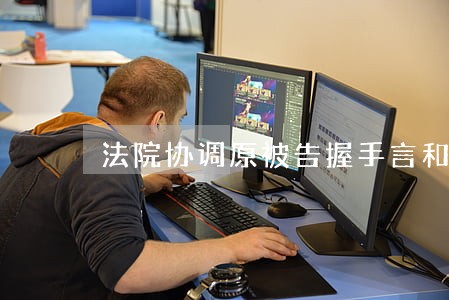 法院协调原被告握手言和