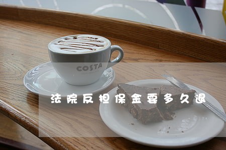 法院反担保金要多久退 法院反担保金要多久退