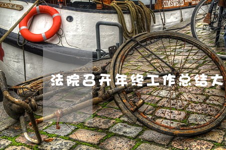 法院召开年终工作总结大会 法院召开年终工作总结大会