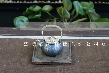 法院可以随便冻结公司账户