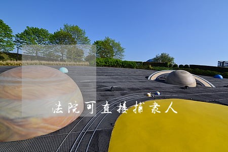 法院可直接捕隶人 法院可直接捕隶人