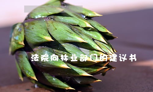 法院向林业部门的建议书 法院向林业部门的建议书