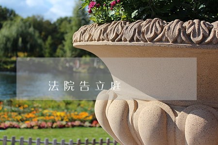 法院告立庭