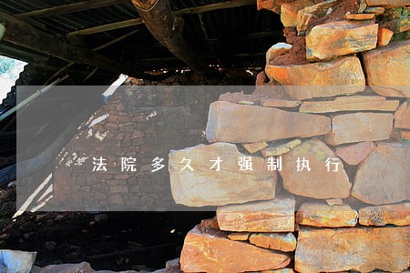 法院多久才强制执行 法院多久才强制执行