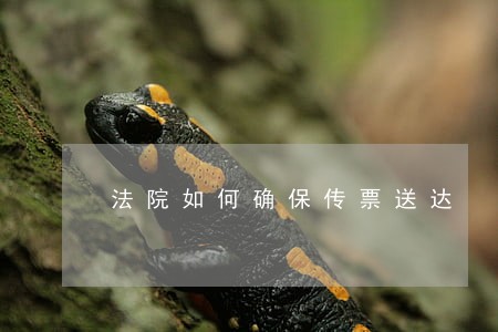 法院如何确保传票送达 法院如何确保传票送达