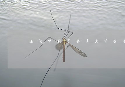 法院审判了要多久才会有判决书 法院审判了要多久才会有判决书