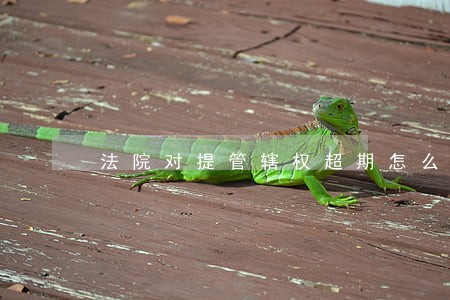 法院对提管辖权超期怎么处理 法院对提管辖权超期怎么处理