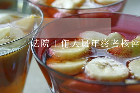 法院工作人员年终考核评语 法院工作人员年终考核评语
