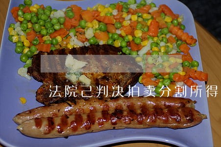 法院己判决拍卖分割所得 法院己判决拍卖分割所得