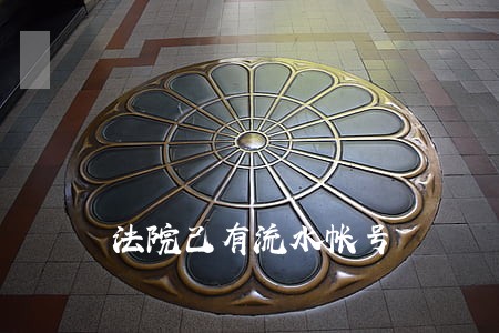 法院己有流水帐号 法院己有流水帐号