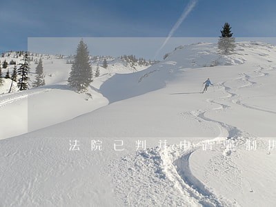 法院已判并申请强制执行 法院已判并申请强制执行