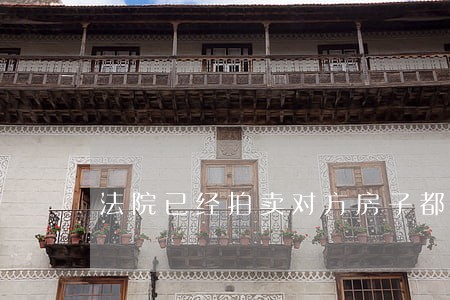 法院已经拍卖对方房子都半年了 法院已经拍卖对方房子都半年了