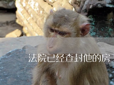 法院已经查封他的房子 法院已经查封他的房子
