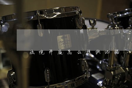 法院开庭怎么提供证据 法院开庭怎么提供证据