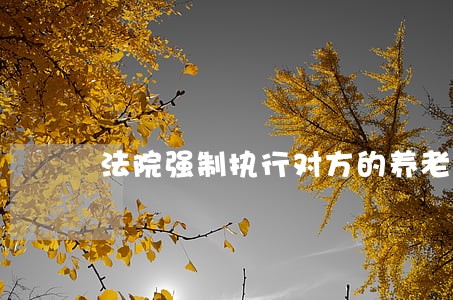 法院强制执行对方的养老金吗 法院强制执行对方的养老金吗