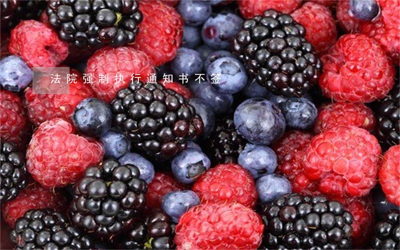 法院强制执行通知书不签 法院强制执行通知书不签