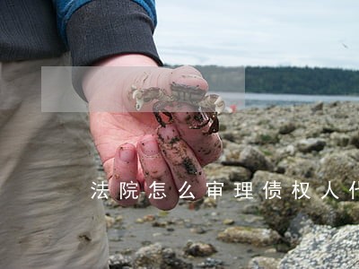 法院怎么审理债权人代为析产 法院怎么审理债权人代为析产
