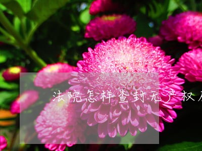 法院怎样查封无产权房 法院怎样查封无产权房