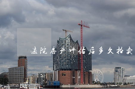 法院房产评估后多久拍卖