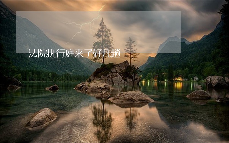 法院执行庭来了好几趟 法院执行庭来了好几趟