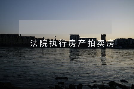 法院执行房产拍卖房 法院执行房产拍卖房