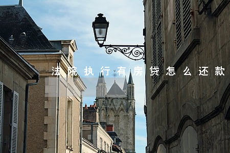 法院执行有房贷怎么还款 法院执行有房贷怎么还款