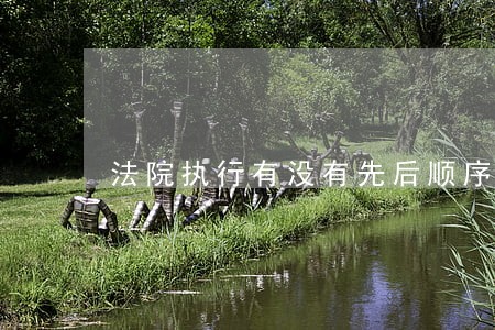 法院执行有没有先后顺序 法院执行有没有先后顺序
