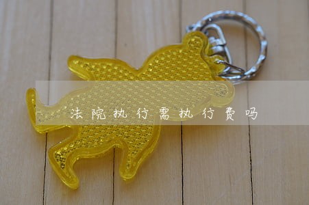 法院执行需执行费吗