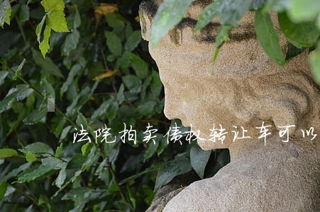 法院拍卖债权转让车可以过户吗 法院拍卖债权转让车可以过户吗