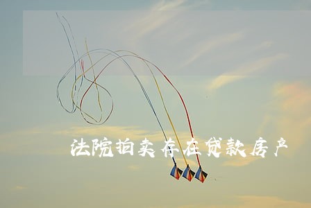 法院拍卖存在贷款房产