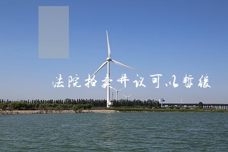 法院拍卖异议可以暂缓 法院拍卖异议可以暂缓