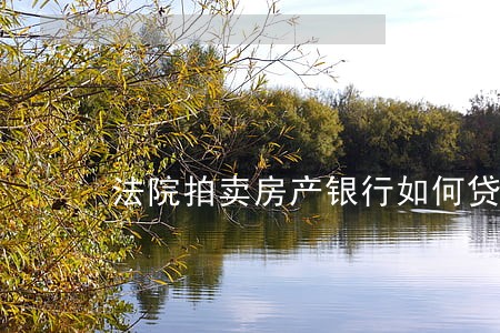 法院拍卖房产银行如何贷款 法院拍卖房产银行如何贷款