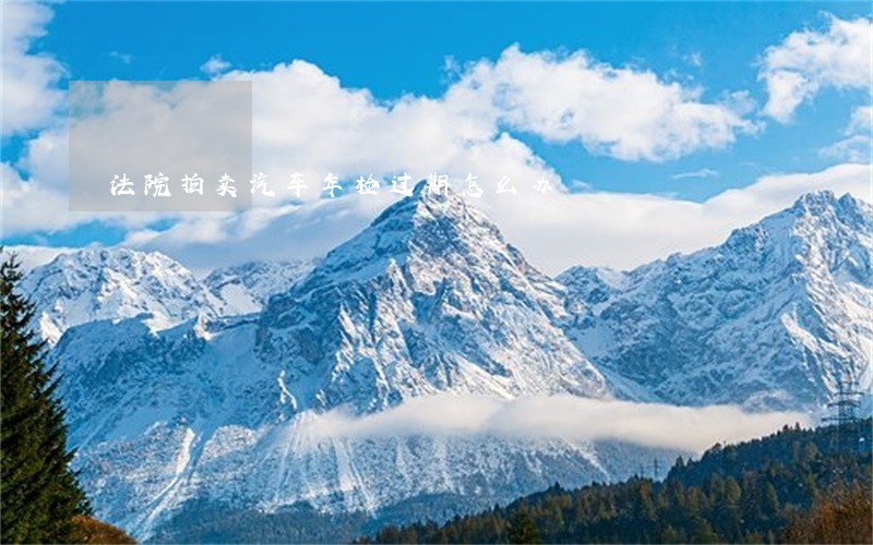 法院拍卖汽车年检过期怎么办 法院拍卖汽车年检过期怎么办