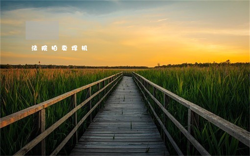 法院拍卖焊机 法院拍卖焊机