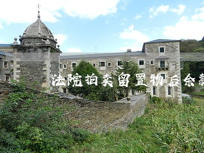 法院拍卖留置物后余款处理