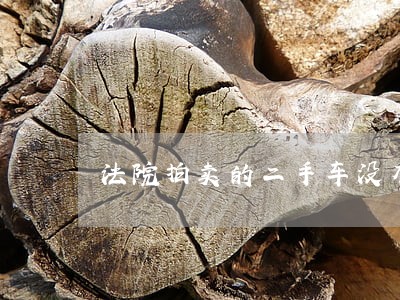 法院拍卖的二手车没有车牌 法院拍卖的二手车没有车牌