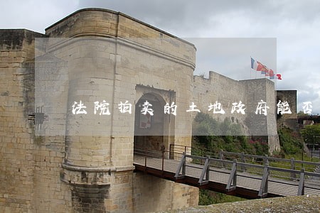 法院拍卖的土地政府能否收回 法院拍卖的土地政府能否收回