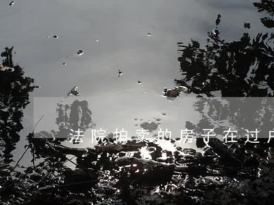 法院拍卖的房子在过户交税时