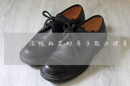 法院拍卖的房子能办理房产证吗