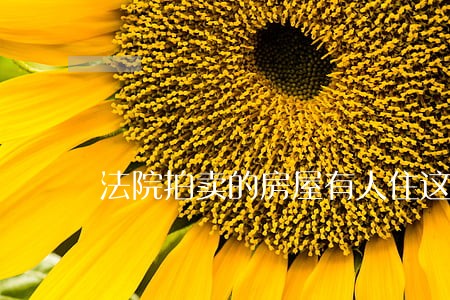 法院拍卖的房屋有人住这么办